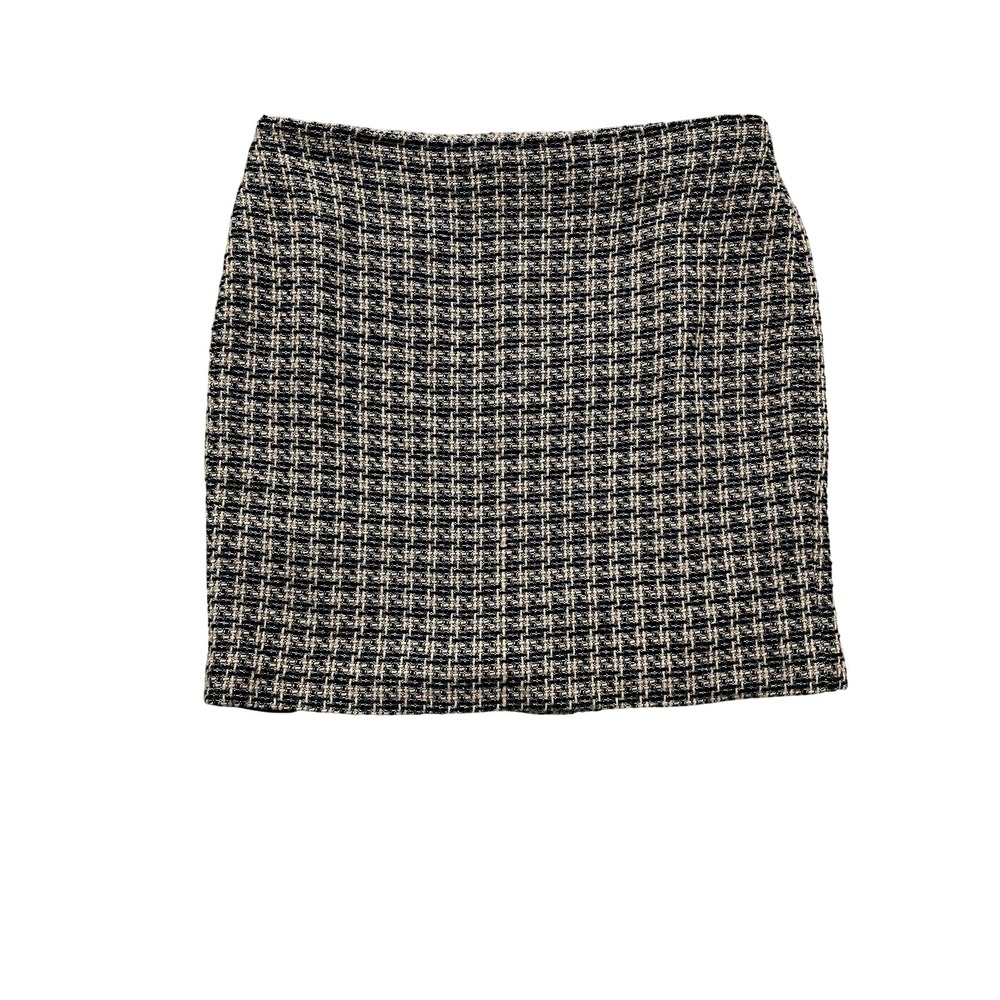 G Signature Women's Tweed Pencil Skirt Size 16 Black Beige Classic‎ Office